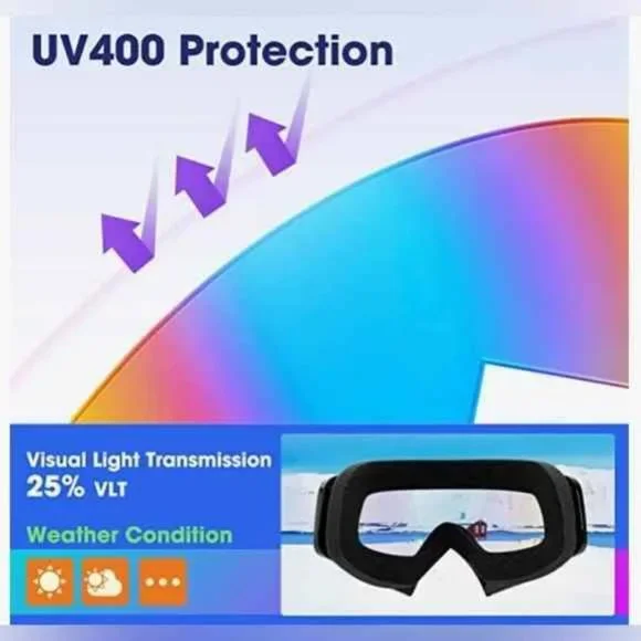 Ski Goggles, Snowboard Goggles for Youth, Teens, Men & Women, Wide View Accessories